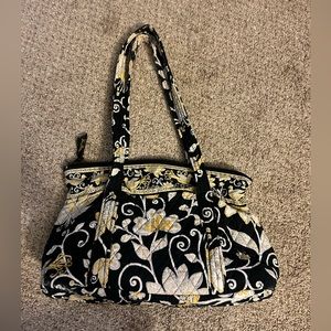 Vera Bradley Yellow Bird Betsy Shoulder Tote Bag 2008